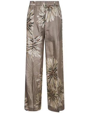 Brunello Cucinelli Wide Trousers - Brown