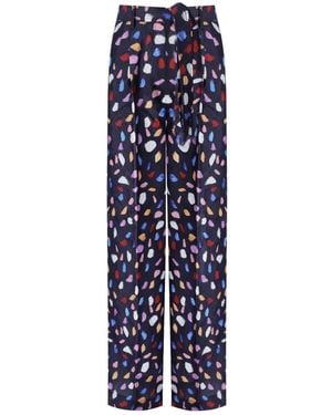 Essentiel Antwerp Wide Trousers - Bleu