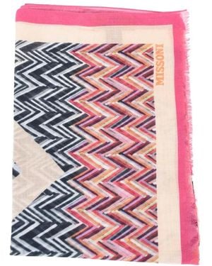 Missoni Winter Scarves - Purple