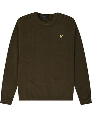 Lyle & Scott Round-Neck Knitwear - Green