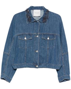 Ermanno Scervino Denim Jackets - Azul