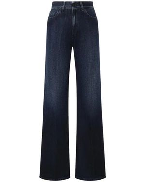 Dondup Jeans ,Blauw ,Denim Amber Wide Jeans