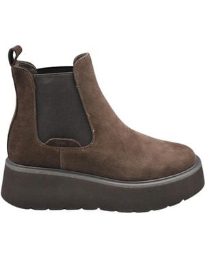 Janet & Janet Chelsea Boots - Marron