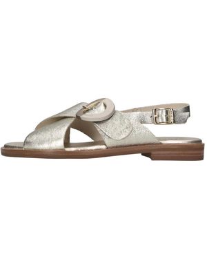 Frau Flat Sandalen - Naturel