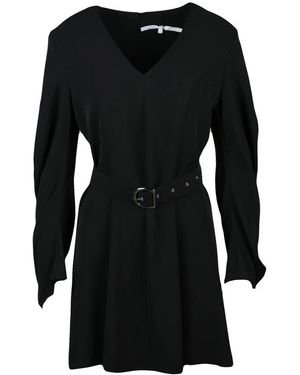 Imperial Kleedjes ,Zwart ,Polyester Abito Svasato