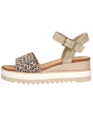 TOMS Diana Wedge Sandal - Naturel
