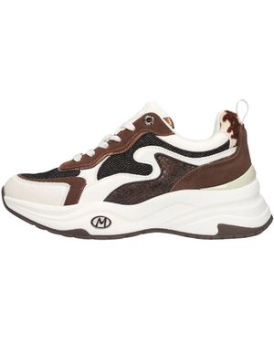 Mexx Schoenen ,Veelkleurig ,Leer Palma Ora Sneaker - Wit