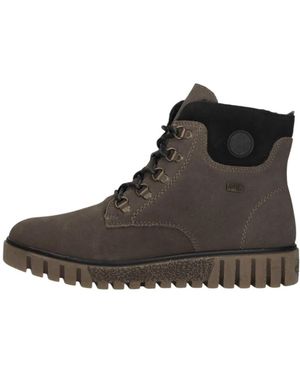 Rieker Schoenen ,Bruin ,Lace-Up Boots