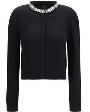 Pinko Truien & Vesten ,Zwart ,Wol Colonia Cardigan