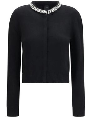 Pinko Truien & Vesten ,Zwart ,Wol Colonia Cardigan