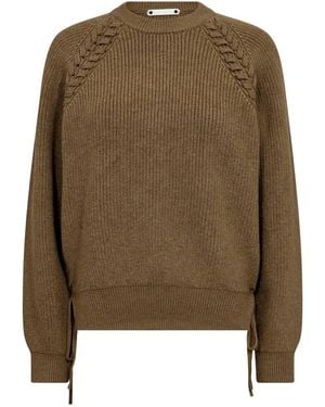 co'couture Round-Neck Knitwear - Verde
