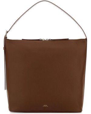 A.P.C. Vera Schultertasche - Braun