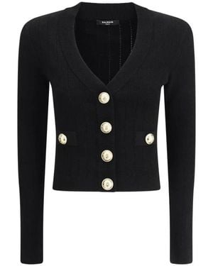 Balmain Cardigans - Negro