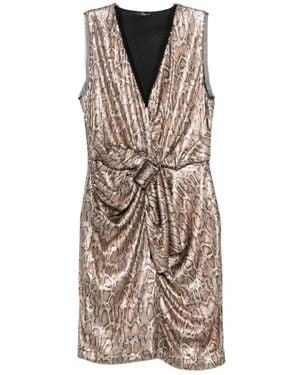 Hanita Short Dresses - Brown
