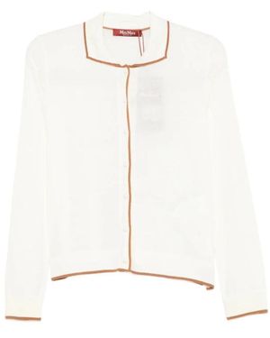 Max Mara Cardigans - White