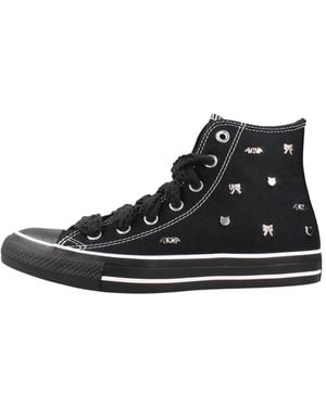Converse Schoenen ,Zwart ,Chuck Taylor All Star Hi