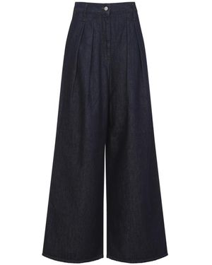 Dries Van Noten Wide Jeans - Azul