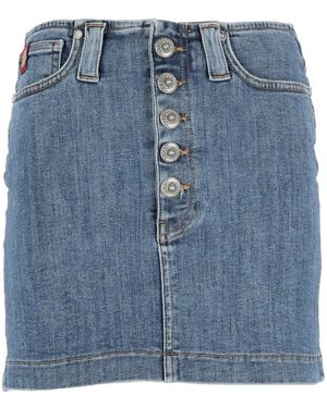Dondup Rokken ,Blauw ,Denim Denim Minirok