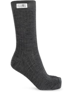 MM6 by Maison Margiela Socks - Negro