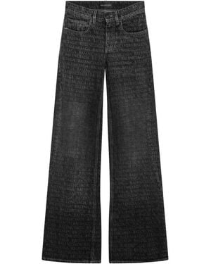 Balenciaga Wide Jeans - Black