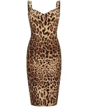Dolce & Gabbana Midi Dresses - Metallic