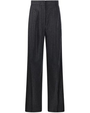Sportmax Wide Trousers - Blue