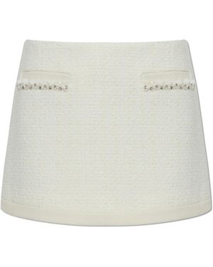 LoveShackFancy Short Skirts - Blanco