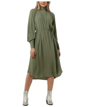 Bruuns Bazaar Lilli Lyra Midikleid - Grün