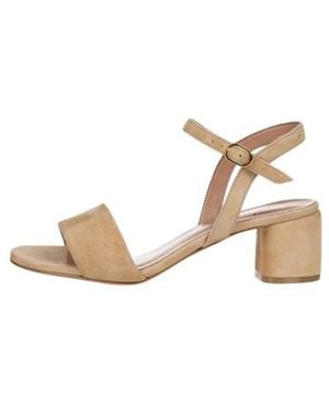 Poche Paris High Heel Sandals - Metálico