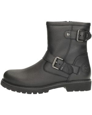 Panama Jack Schoenen ,Zwart ,Leer Felina Igloo B18 Enkelboot