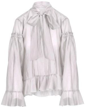 8pm Overhemden ,Wit ,Polyester Blusa Firenze