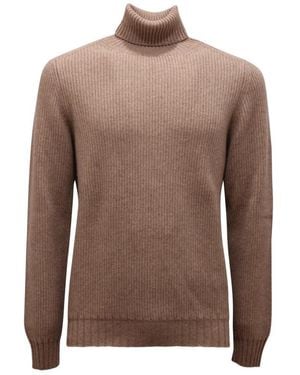 Alpha Studio Cashmere Knitwear - Brown