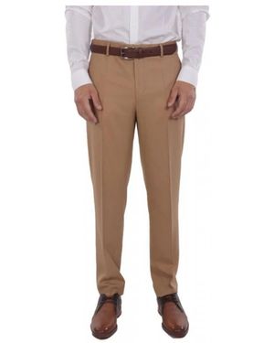 BOSS Suit Trousers - Brown
