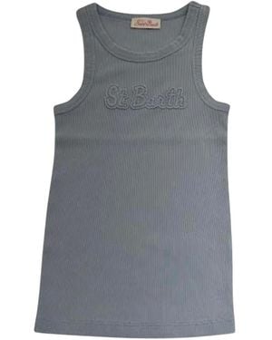 MC2 Saint Barth Sleeveless Tops - Grey