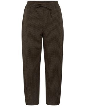Kaffe Tapered Trousers - Marrone