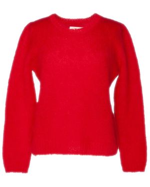 Des Petits Hauts Rundhals-Strickware - Rot