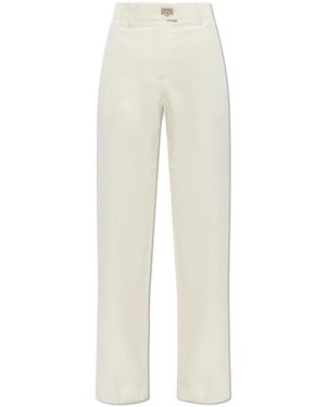 Ferragamo Wide Trousers - Blanco