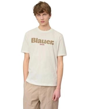 Blauer Tops ,Wit ,Bedspreads - Naturel
