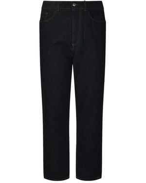 Gcds Straight Jeans - Negro