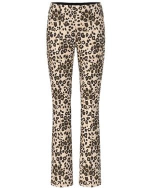 Marc Cain Luipaardprint Slim Fit Broek - Bruin