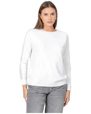 Kocca Round-Neck Knitwear - White