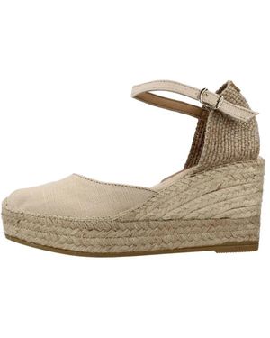 Toni Pons Schoenen ,Stijlvolle Wedges Met Lintdetail - Metallic