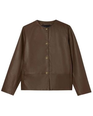 Brooks Brothers Leather Jackets - Brown