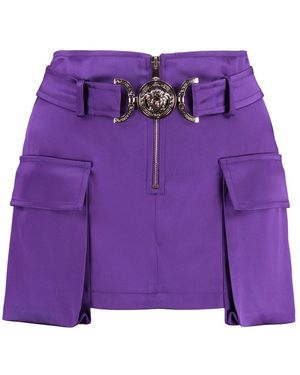 Versace Short Skirts - Purple