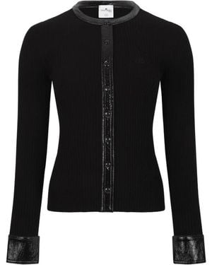 Courreges Strickjacke - Schwarz