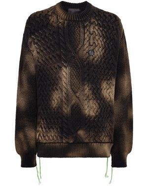 Philipp Plein Round-Neck Knitwear - Negro