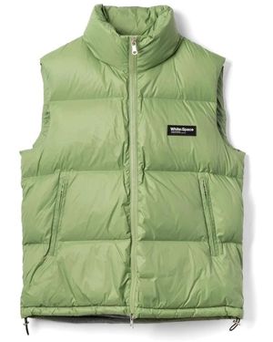 White/space Waistcoats - Green
