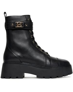 Michael Kors Lace-Up Boots - Black
