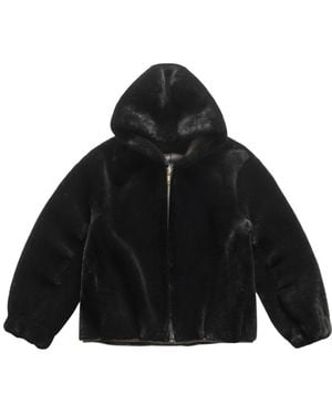 Just things we like Faux Fur & Shearling Jackets - Black