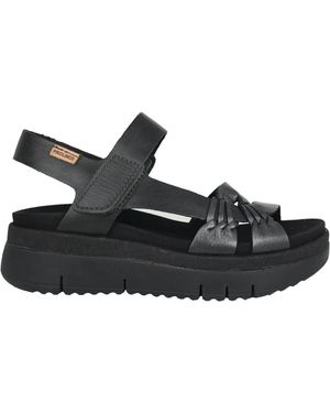 Pikolinos Schoenen ,Zwart ,Palma Wedge Sandal